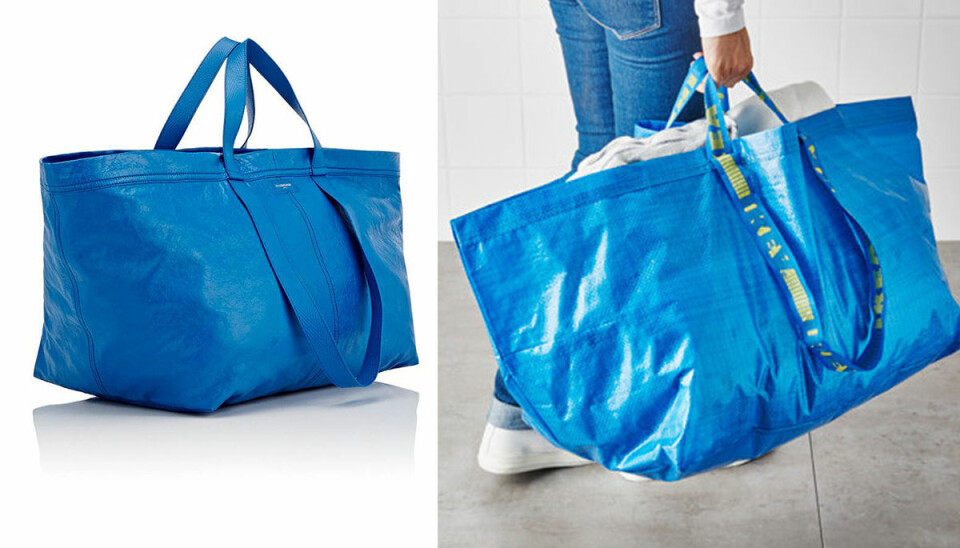 Balenciagas nya lyxväska – en kopia av Ikeas kända kasse