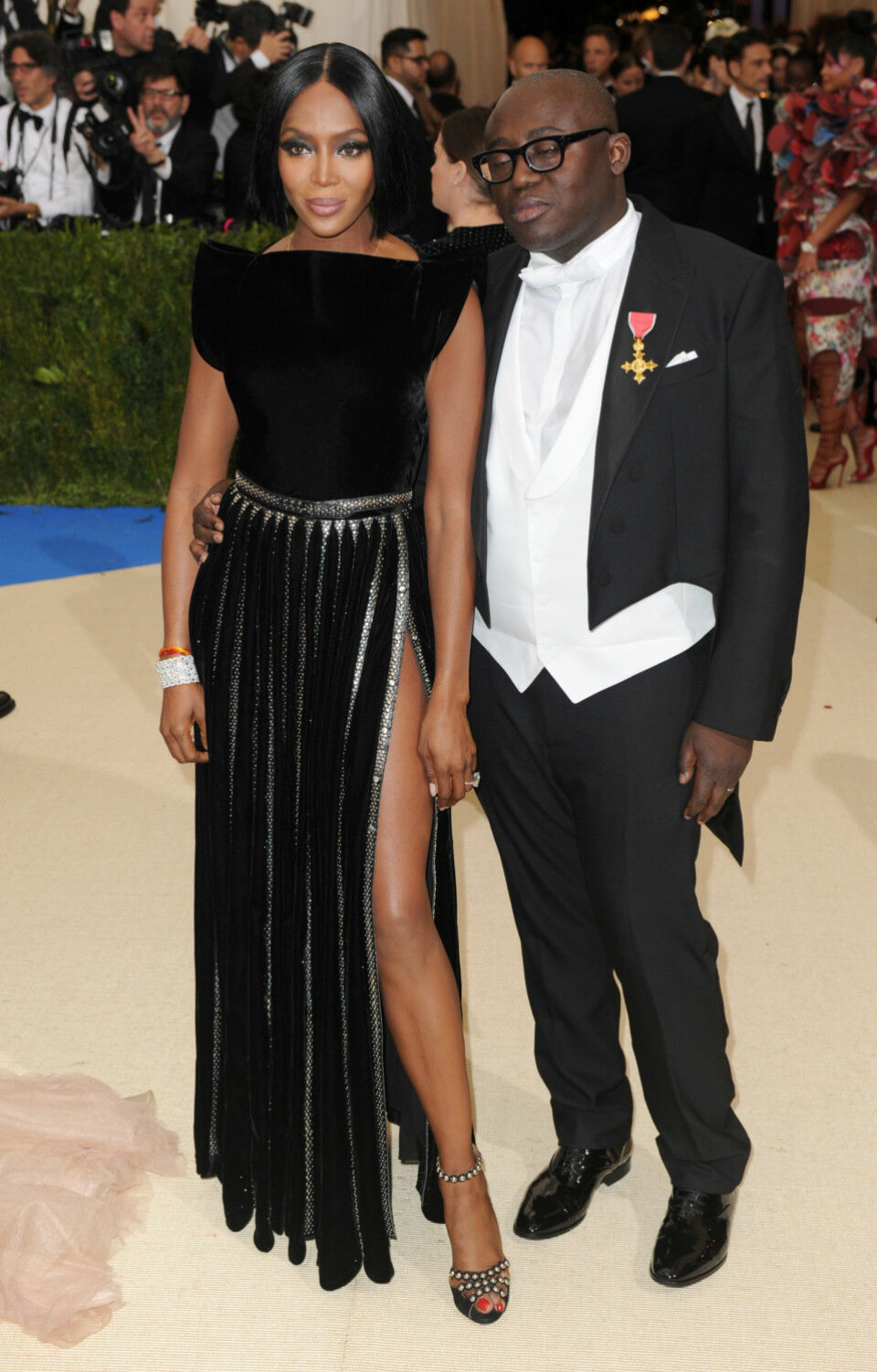 Naomi Campbell och Edward Enninful