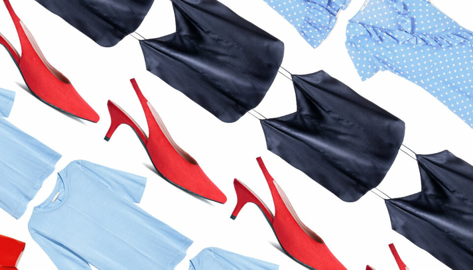 Budgetmode: Trendriktigt rött och blått under 500 kronor