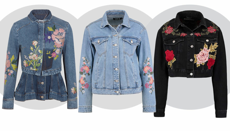 Broderade jeansjackor är vårens måste – 13 trendköp