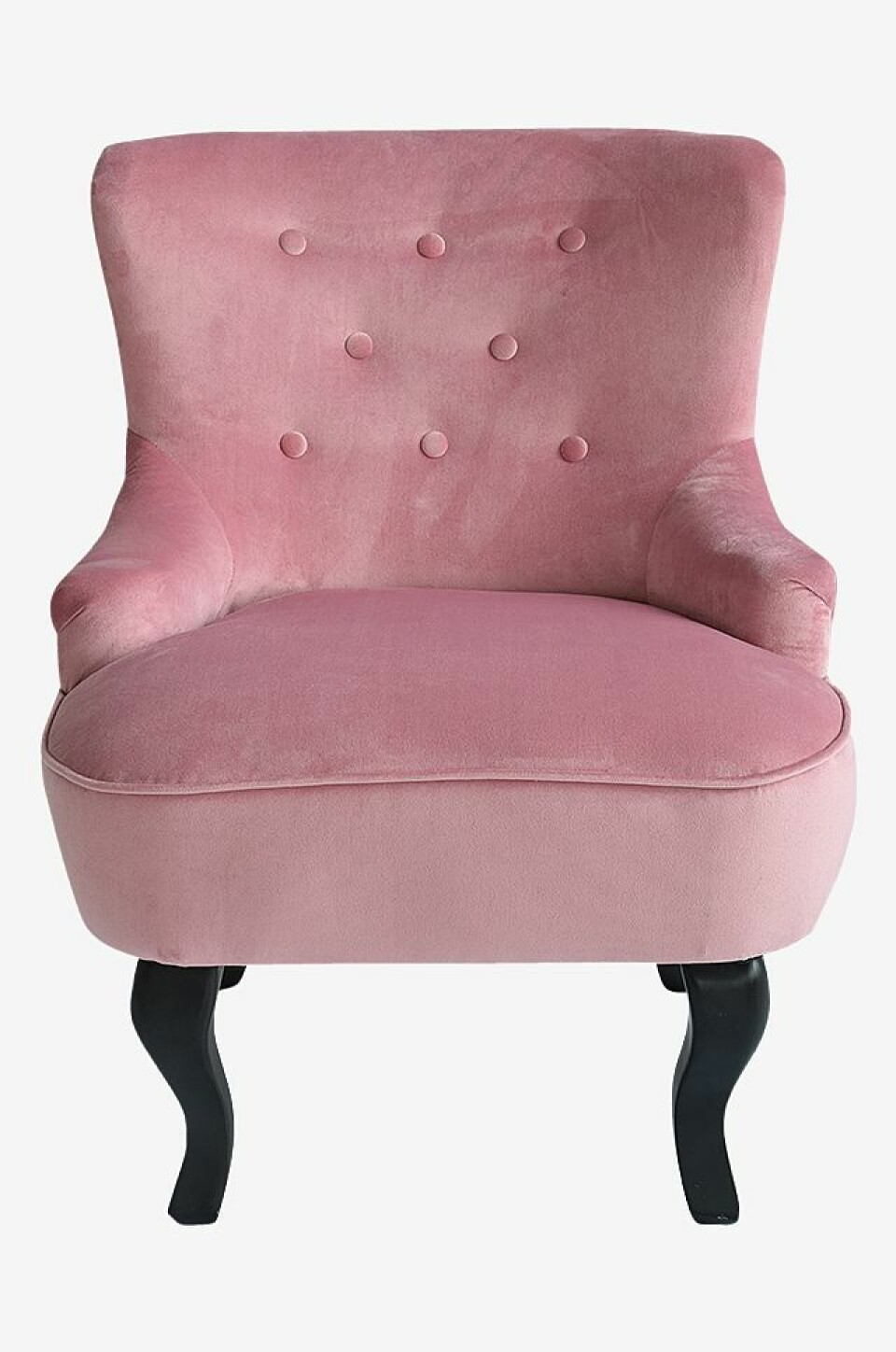 Fåtölj Amelia i puderrosa.