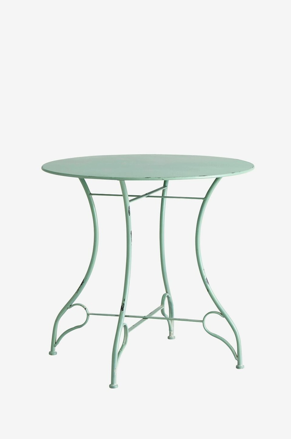 Grönt trädgårdsbord.