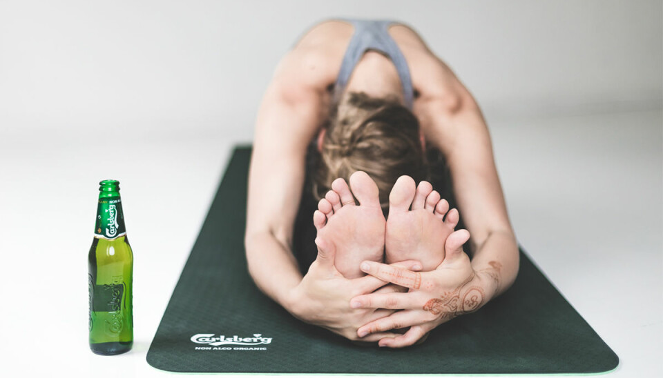 Här kan du dricka öl och yoga på samma gång