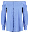 Bl&aring; off shoulder-blus fr&aring;n Ralph Lauren.