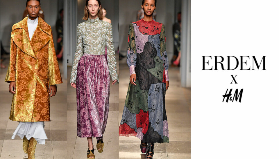 H&M gör designsamarbete med modehuset Erdem – se första teasern
