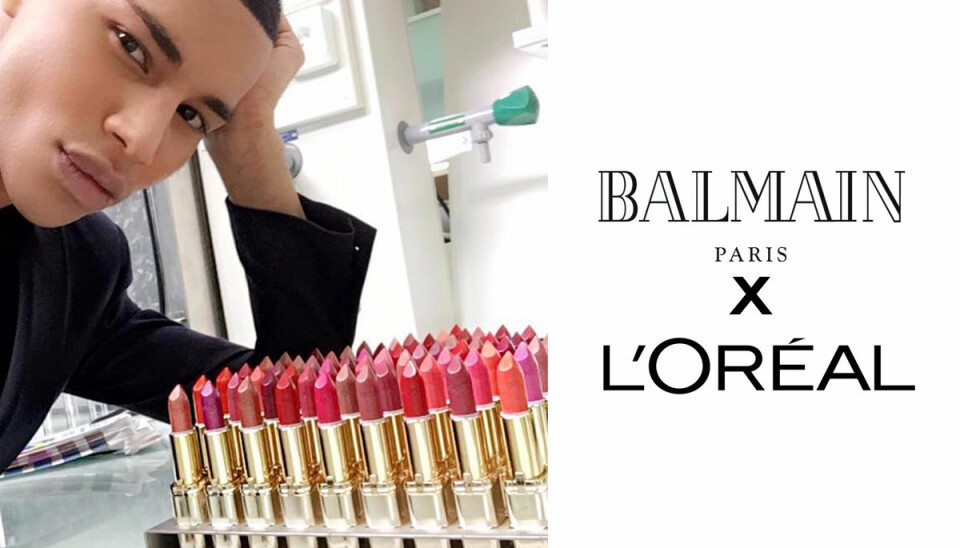 Se första tjuvtitten på Balmain och L'oréals beautysamarbete