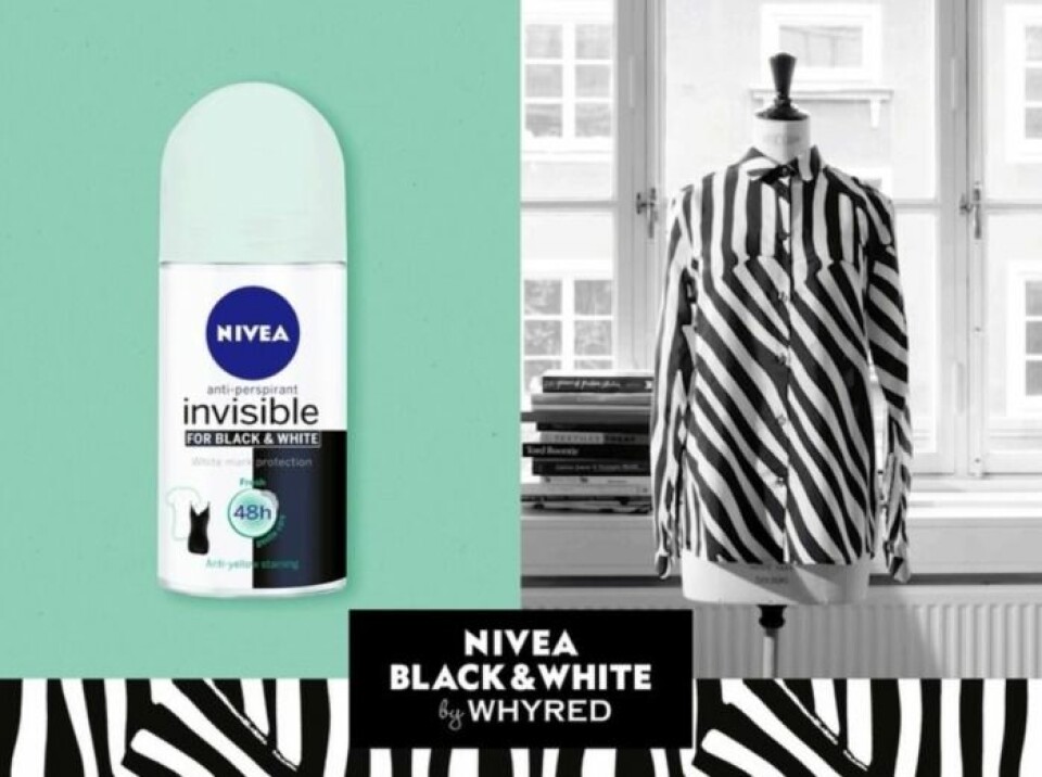 Nivea ingår designsamarbete med Whyred och släpper en skjorta i begränsad upplaga. Nivea ingår designsamarbete med Whyred och släpper en skjorta i begränsad upplaga.