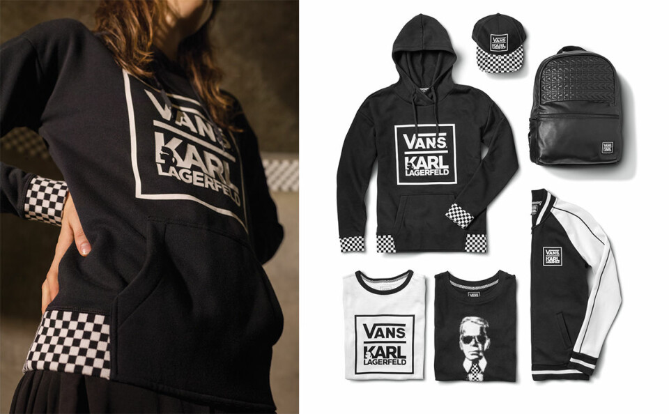 Bläddra vidare för att se samarbetet mellan Vans och Karl Lagerfeld.