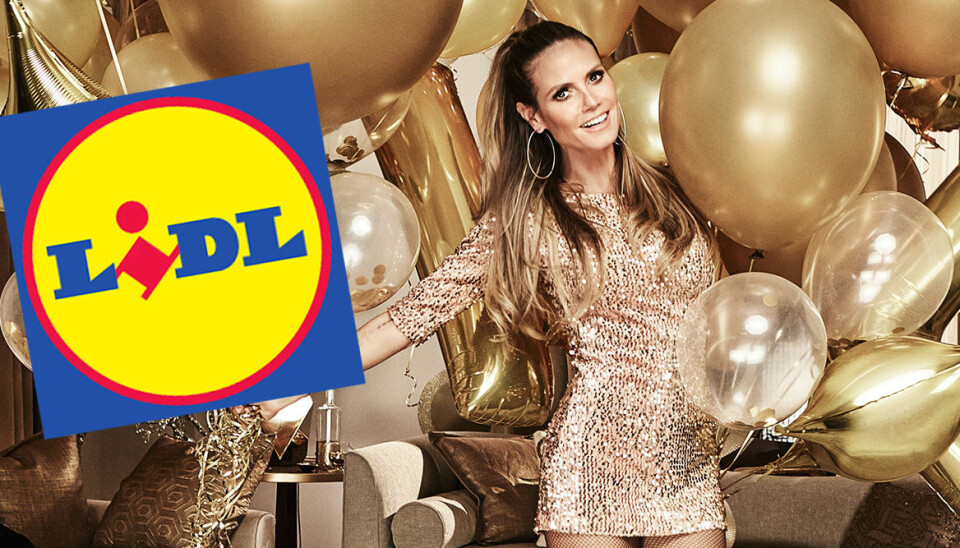 Sammet och paljetter – Heidi Klum släpper festkollektion med Lidl