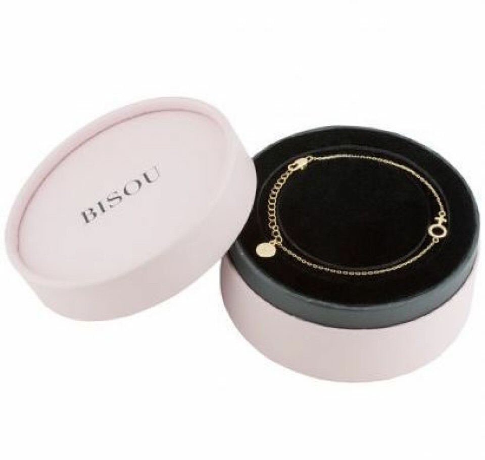 Venusarmbandet kommer i två olika modeller, med och utan strass. Venusarmbandet kommer i två olika modeller, med och utan strass.
