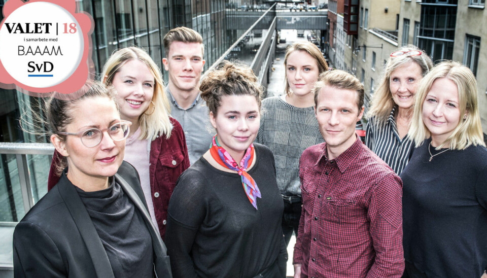 Baaam satsar på valet – teamar upp med Svenska Dagbladet