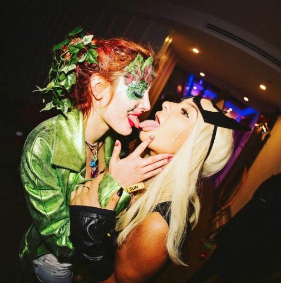 Bella Thorne som Poison Ivy.Foto: @bellathorne