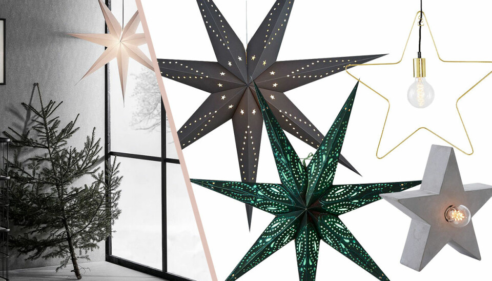 20 trendiga och stilrena adventsstjärnor till jul