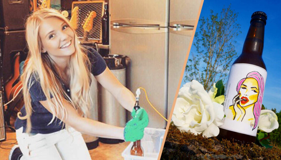 Sandra, 25, brygger egen öl: Kan du laga mat kan du brygga öl