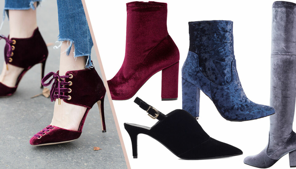 15 snygga sammetsskor som nailar festlooken