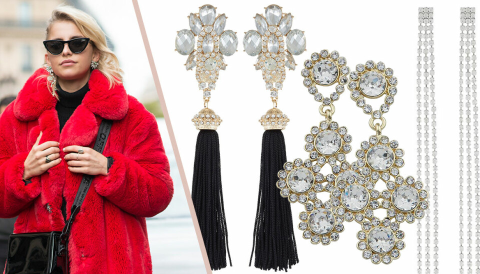 Strass är tillbaka – 12 fina örhängen till festen