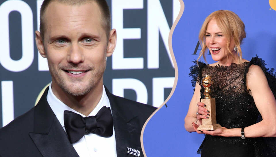 Se Skarsgård hylla Nicole Kidman i vinnartalet: ”Älskar dig”