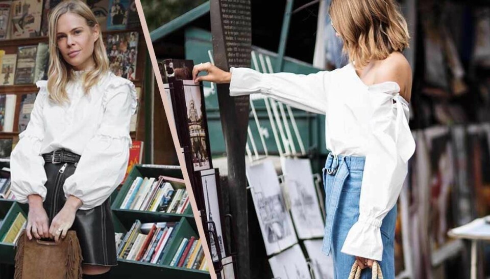 Den vita blusen tar över Instagram – shoppa trendplagget