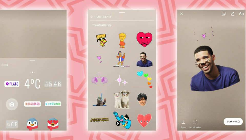 Så lägger du till gifar i dina Instagram Stories