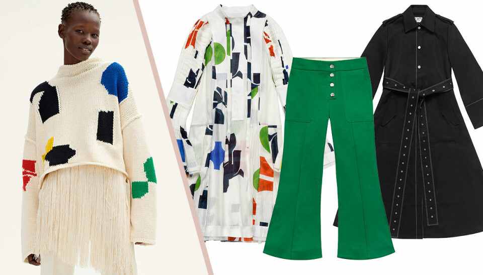 Färglada tryck och utsvängda byxor – då släpps H&M Studios vårkollektion
