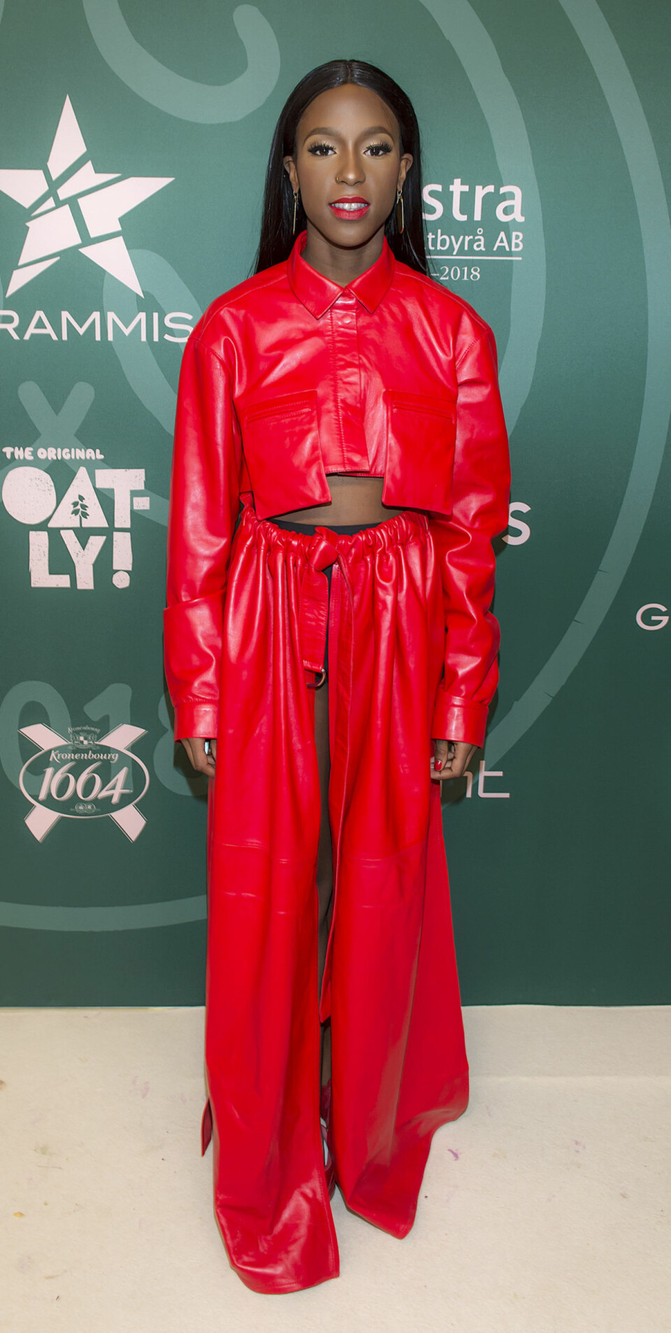 Sabina Ddumba gästar glasburen under Musikhjälpen 2018. Foto: IBL Sabina Ddumba gästar glasburen under Musikhjälpen 2018. Foto: IBL