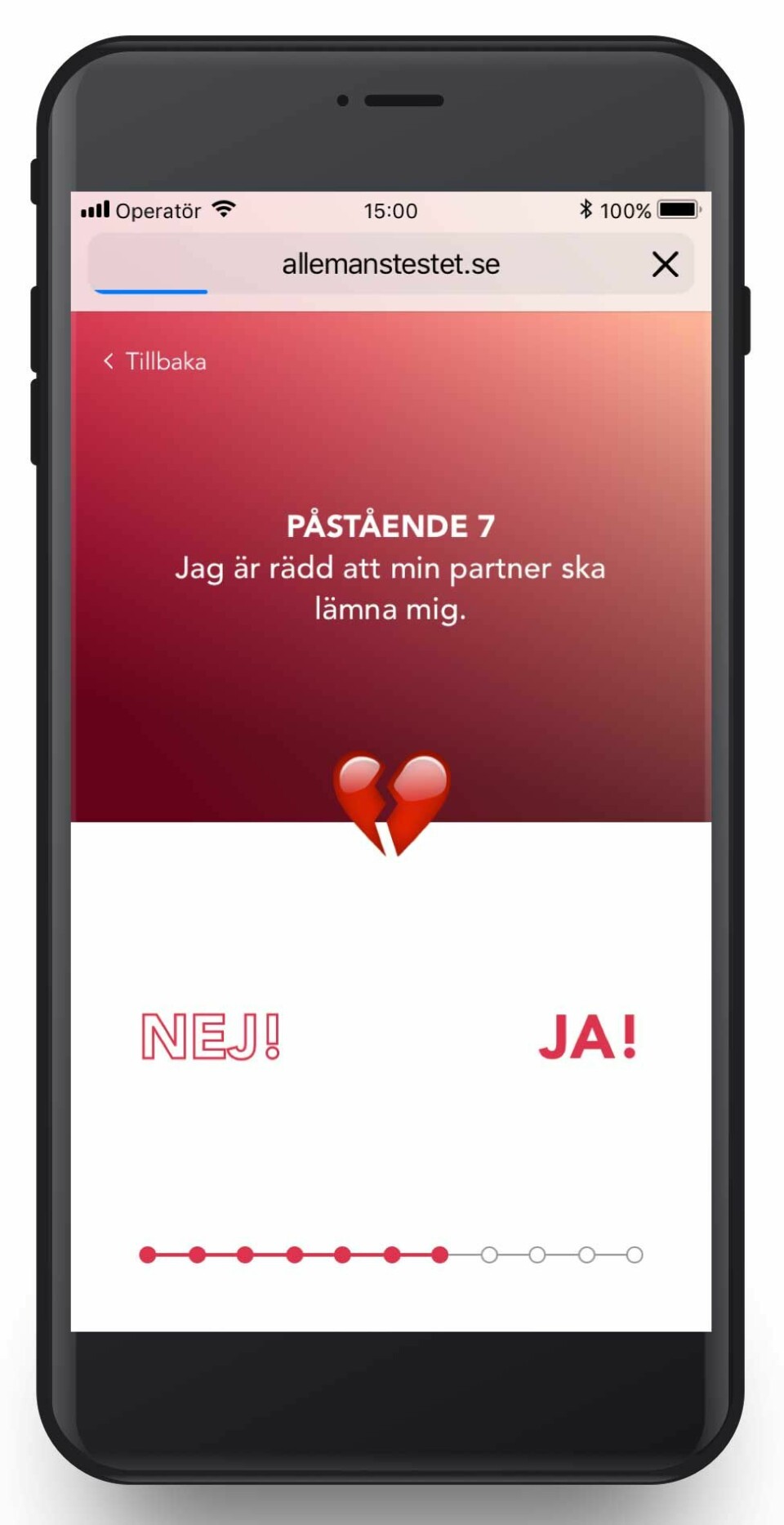 Är din partner kontrollerande? Det här testet visar om ni är i riskzonen