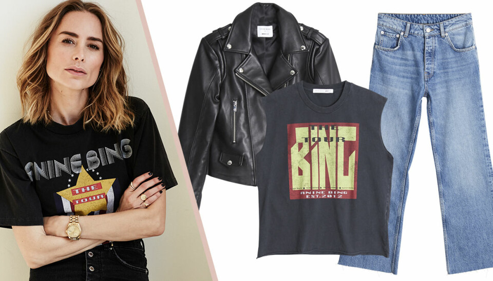 Basplagg och rockchict – Anine Bing släpper kollektion för Gina tricot