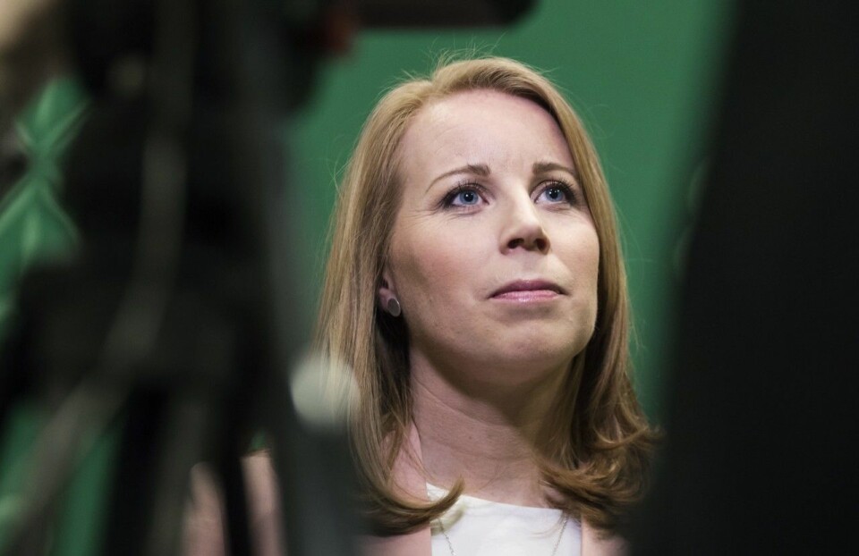 Annie Lööf, partiledare för Centerpartiet. Annie Lööf, partiledare för Centerpartiet.