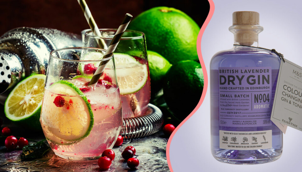 Nu finns gin som byter färg när du blandar den med tonic