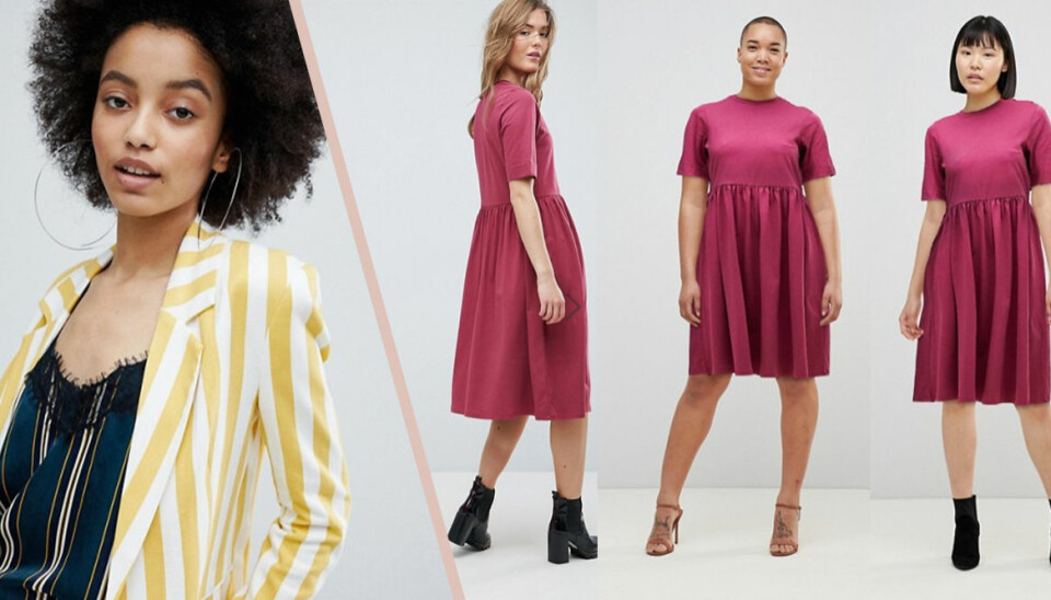 Nu låter Asos modeller med olika kroppstyper visa plaggen