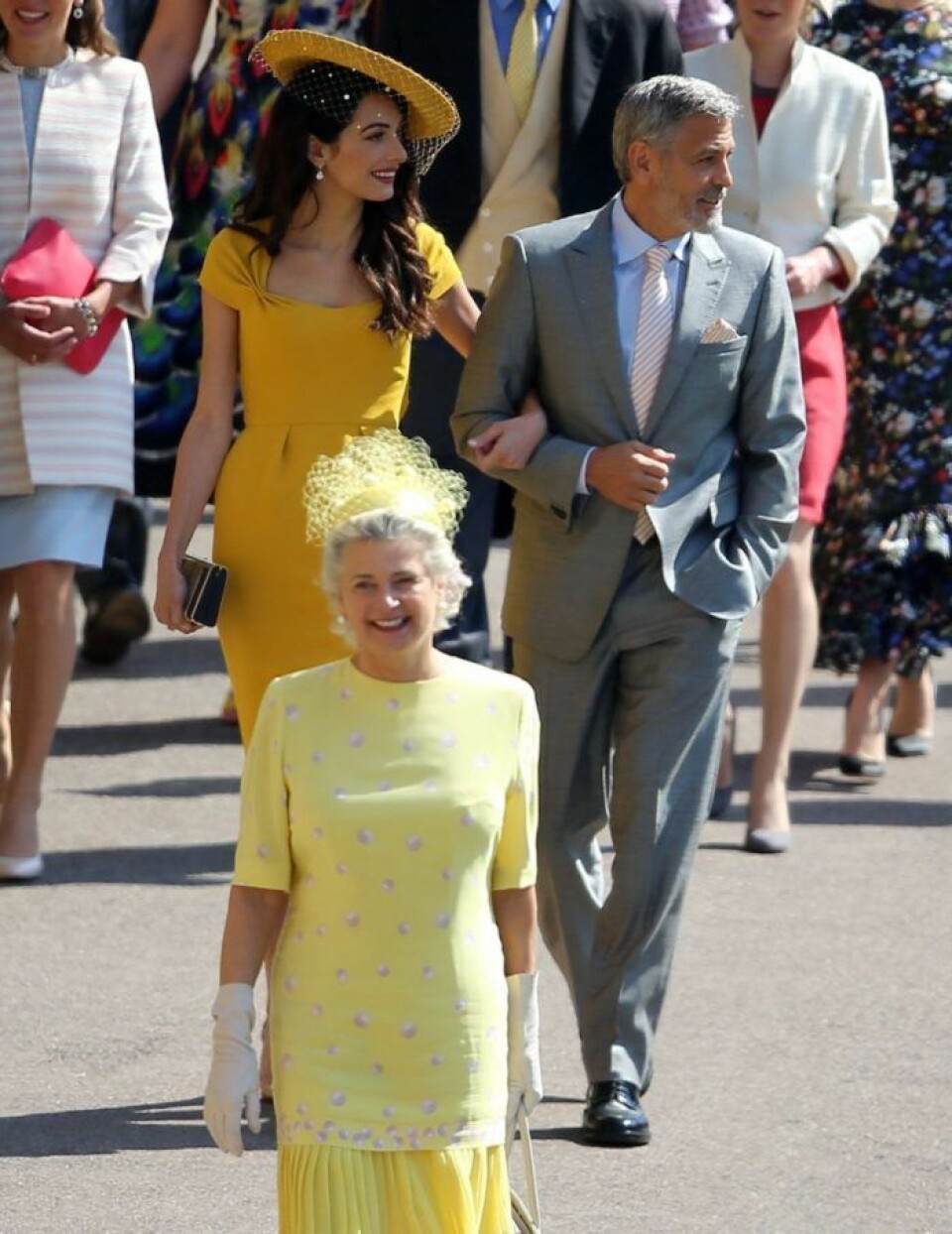 George Clooney och Amal Clooney. George Clooney och Amal Clooney.