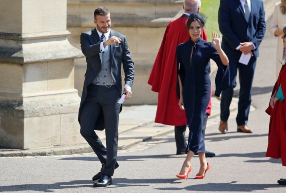 David Beckham och Victoria Beckham. David Beckham och Victoria Beckham.