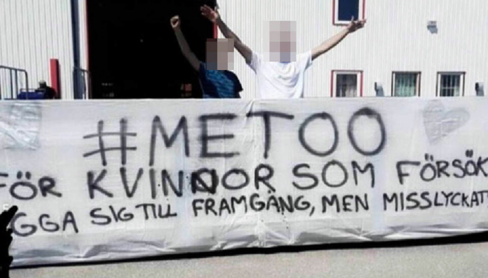 Eleverna bakom kritiserade studentflaket: ”Ett skämt”