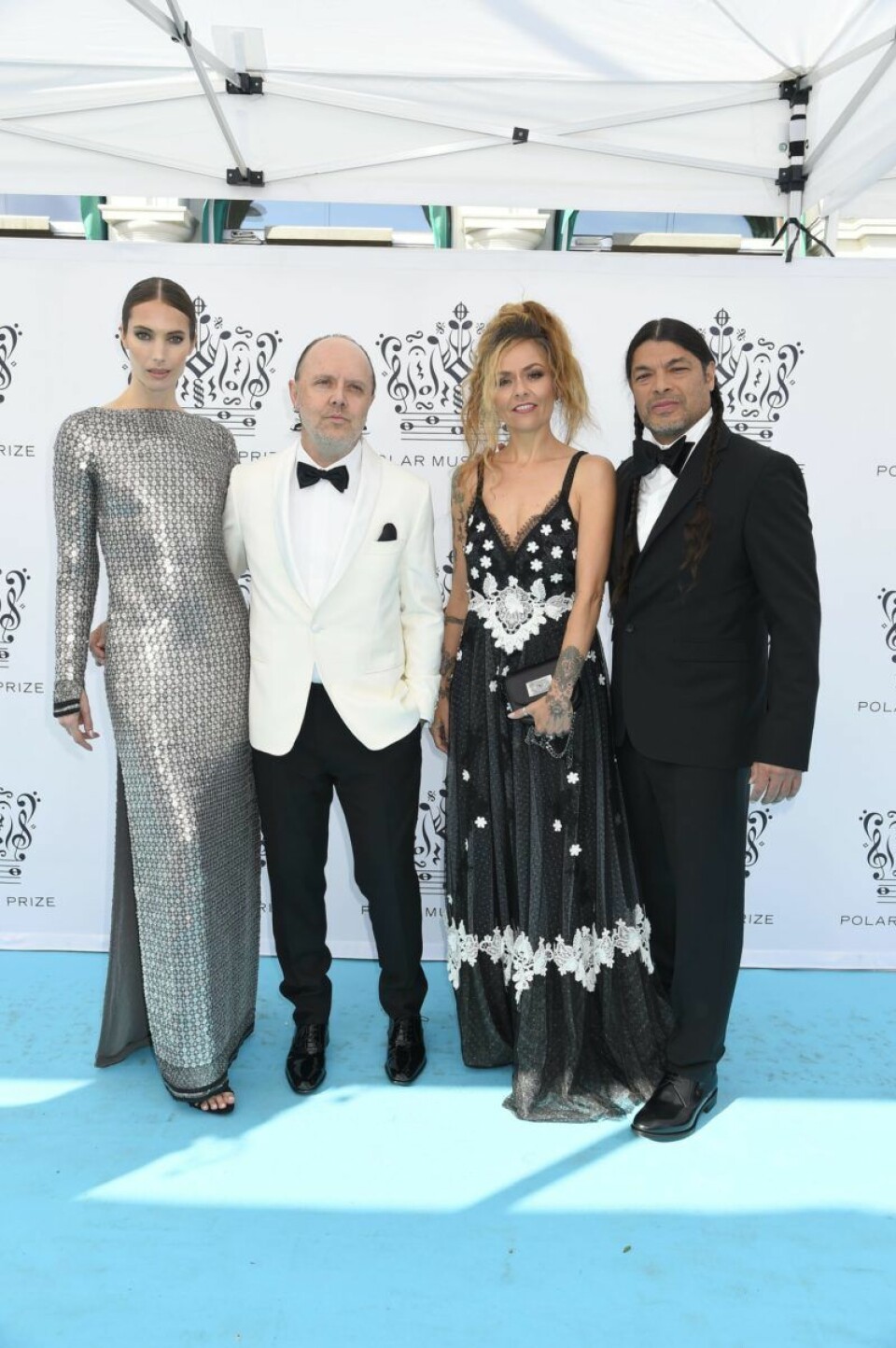 Jessica Miller, Lars Ulrich, Robert Trujillo, Chloe Trujillo Jessica Miller, Lars Ulrich, Robert Trujillo, Chloe Trujillo