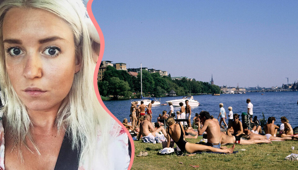 Johanna filmades av okänd man på stranden – ”inte ett brott”