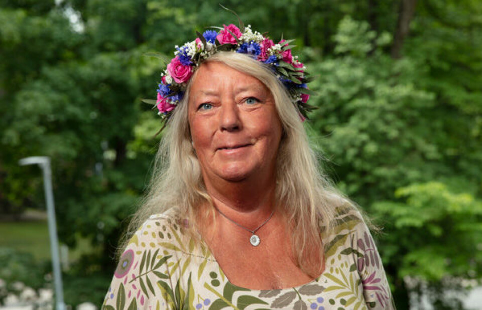 Kim Walls mamma Ingrid berättar om året som gått. Bild: Mattias Ahlm/Sveriges Radio Kim Walls mamma Ingrid berättar om året som gått. Bild: Mattias Ahlm/Sveriges Radio