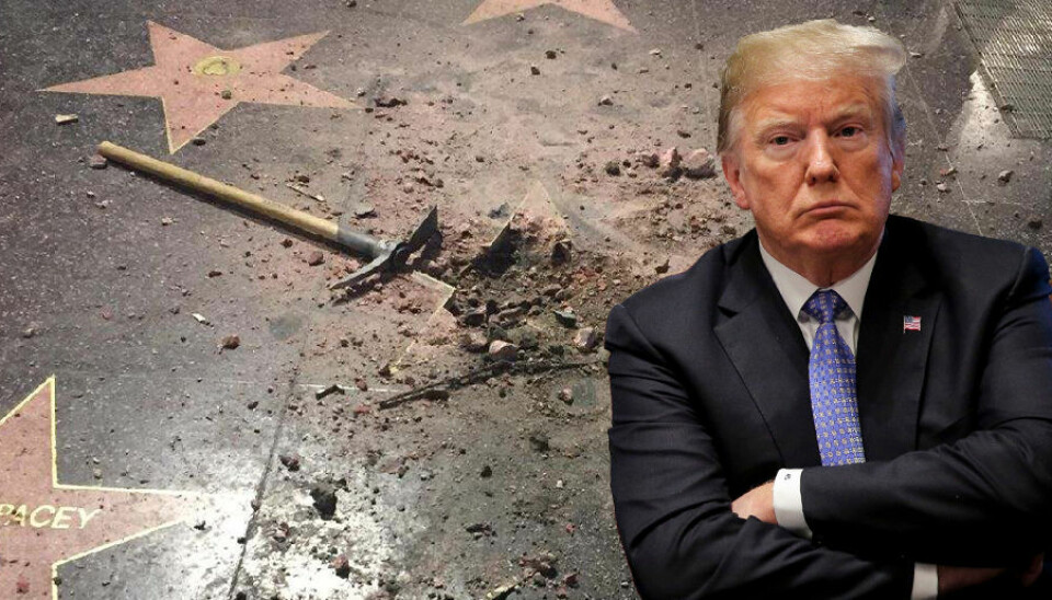 Trump kan bli av med sin stjärna på Hollywood Walk of Fame