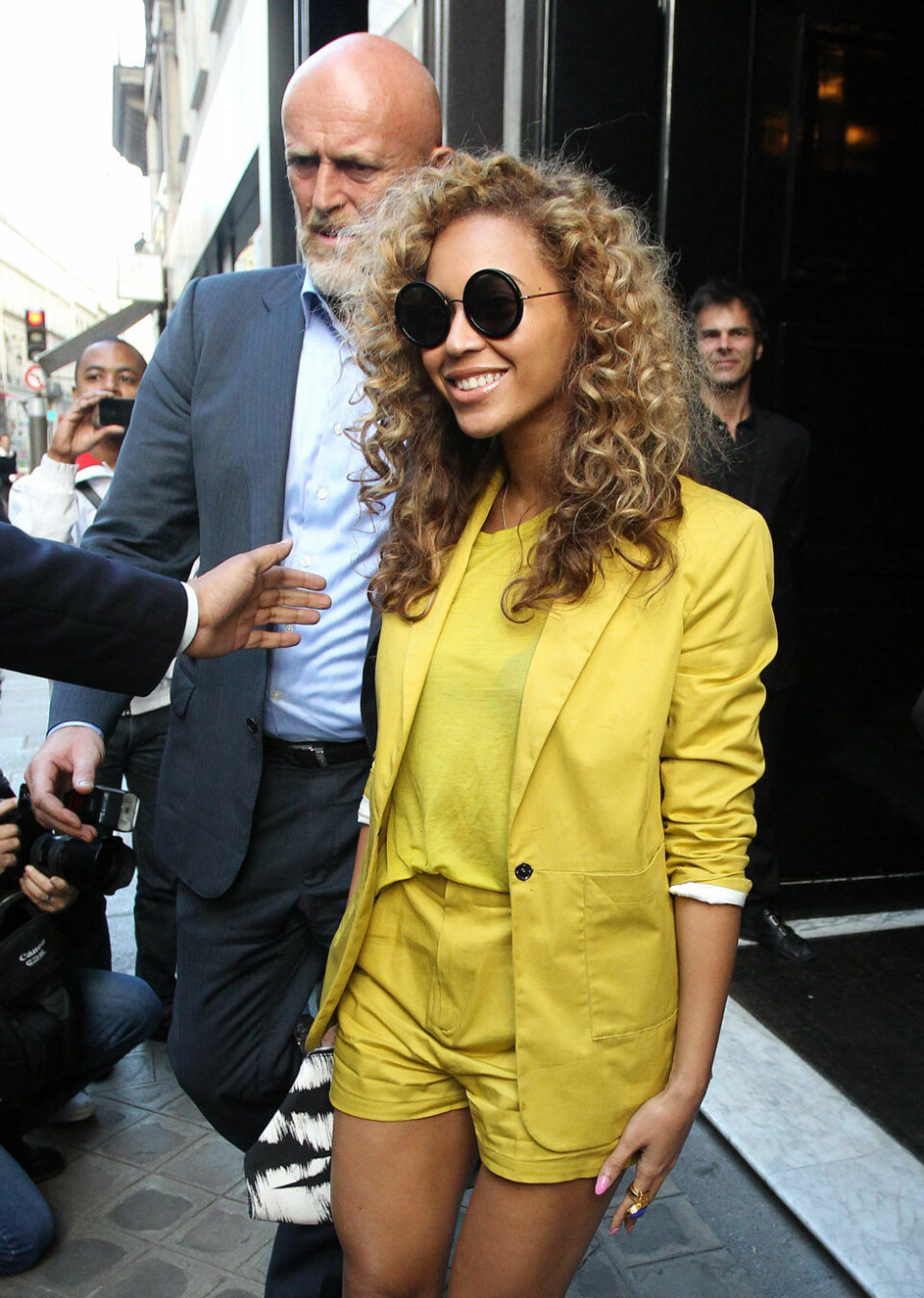 Beyoncé var fast besluten att tappa all bebisvikt på tre månader efter Blue Ivys födsel. På bilden har det gått fem månader sedan förlossningen. Foto: IBL Beyoncé var fast besluten att tappa all bebisvikt på tre månader efter Blue Ivys födsel. På bilden har det gått fem månader sedan förlossningen. Foto: IBL