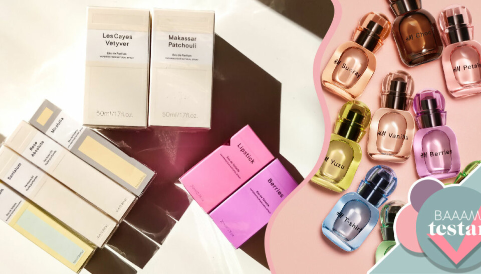 Läppstift, choklad eller sandelträ? Baaam har testat H&M:s nya parfymer