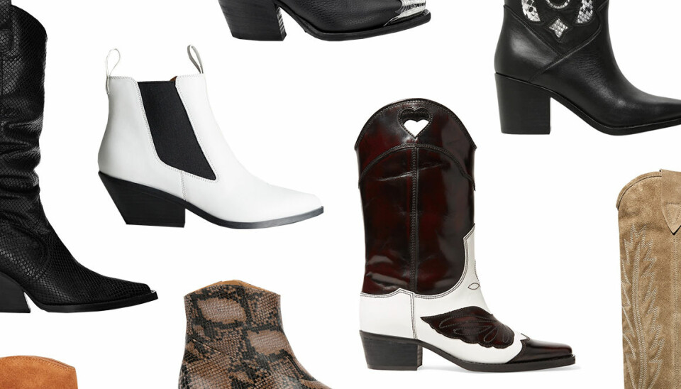 15 trendiga cowboy-boots i olika prisklasser