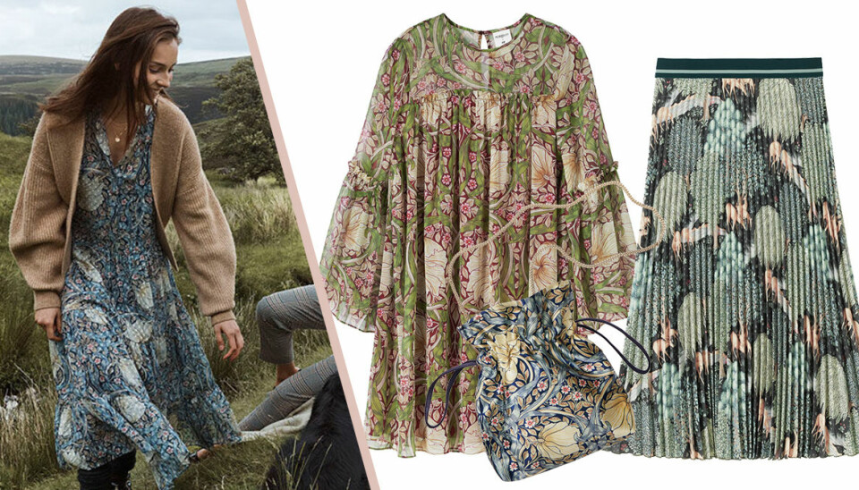Feminint och romantiskt - H&M släpper kollektion med Morris & Co