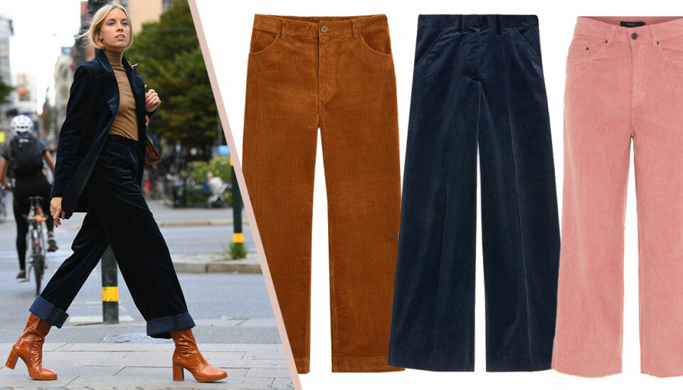 17 trendiga manchesterbyxor i olika prisklasser