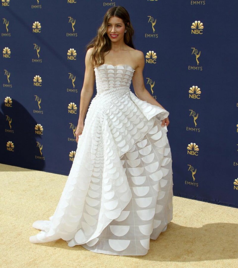 Jessica Biel i Ralph & Russo. Jessica Biel i Ralph & Russo.