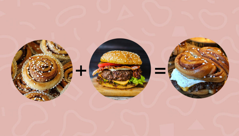 Låt oss presentera kanelburgaren – hamburgare och kanelbulle i ett