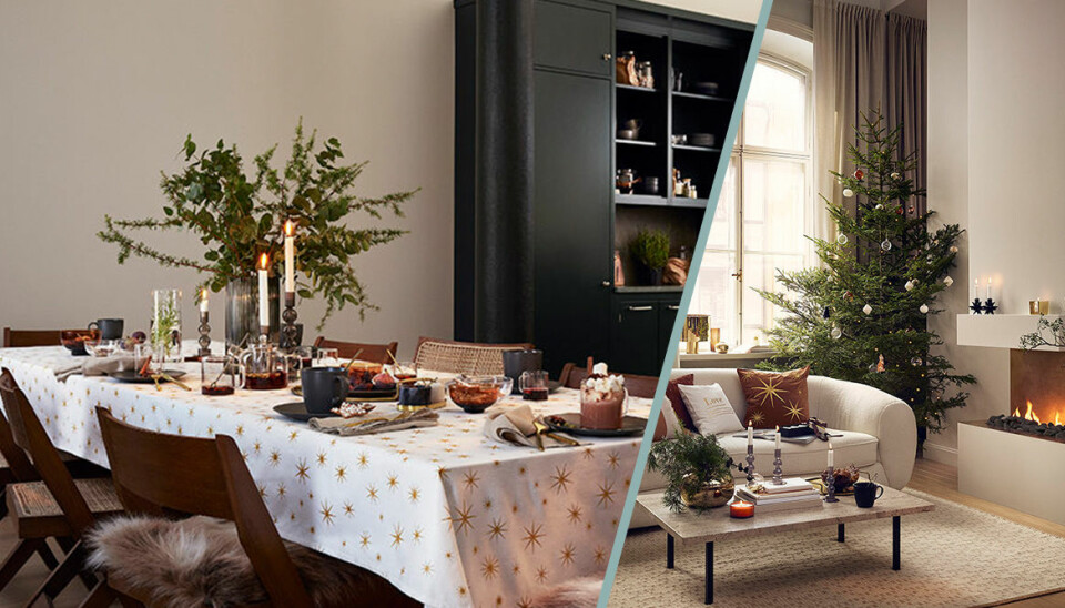 Bärnsten, grönska och mässing – så ser julen 2018 ut hos H&M Home