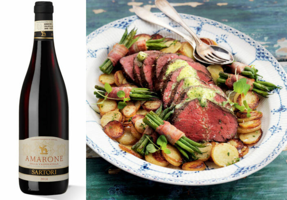 Amarone passar till coeur de filet provencale. Amarone passar till coeur de filet provencale.