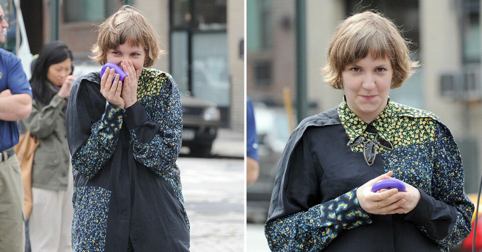 Lena Dunham utvecklade en vana att knipa igen munnen efter att ha läst hånande tweets om hennes tänder. Foto: IBL Lena Dunham utvecklade en vana att knipa igen munnen efter att ha läst hånande tweets om hennes tänder. Foto: IBL