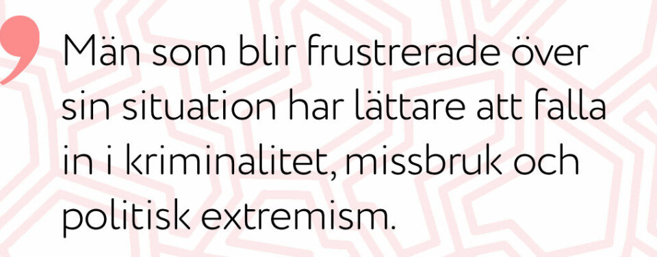 Sofia Börjesson: Därför är faran med ensamma män ett kvinnoproblem