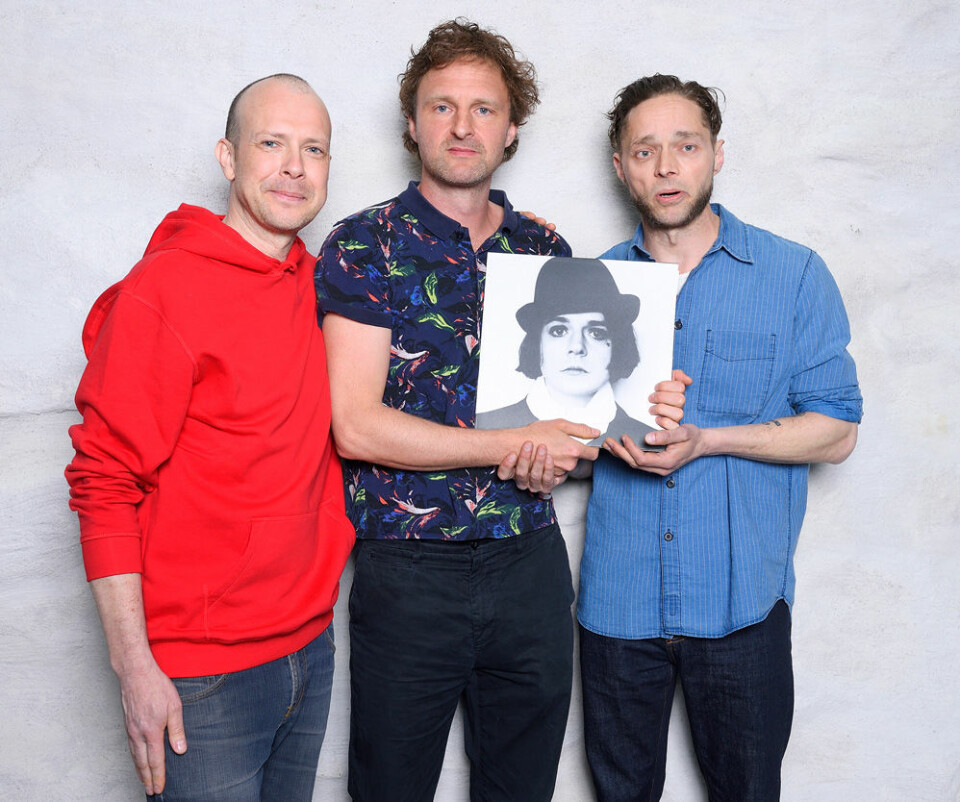 Delar av Broder Daniel, Johan Neckvall, Daniel Gilbert och Theodor Jensen, när bandet valdes in i Swedish Music Hall of Fame tidigare i år. Foto: IBL Delar av Broder Daniel, Johan Neckvall, Daniel Gilbert och Theodor Jensen, när bandet valdes in i Swedish Music Hall of Fame tidigare i år. Foto: IBL