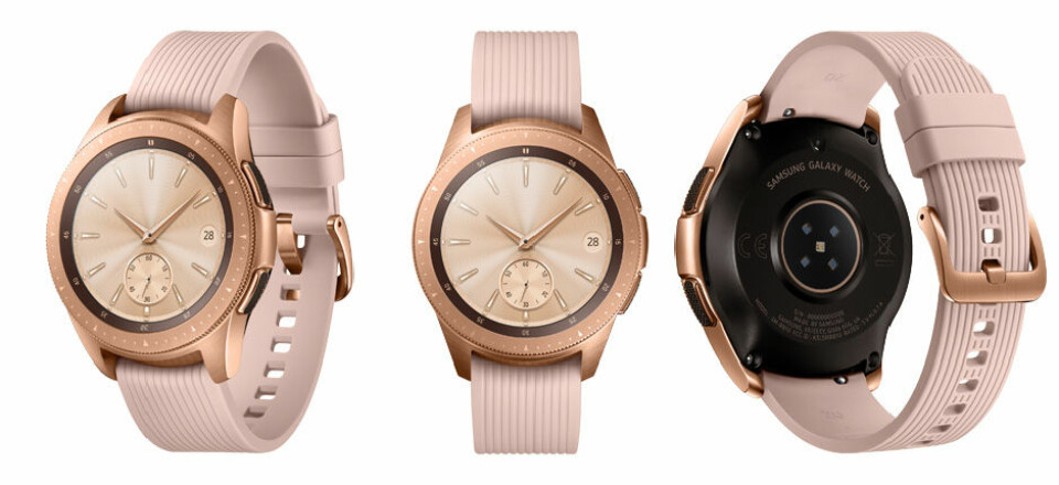 Samsung Galaxy Watch i färgen Rose Gold. Samsung Galaxy Watch i färgen Rose Gold.
